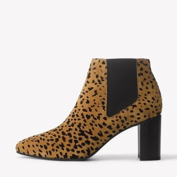 Rag & Bone Leopard Print Suede Chelsea Boots. Size 5. - Picture 1 of 12